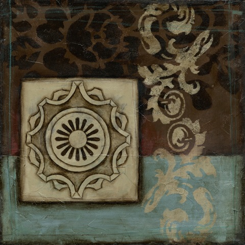 Damask Tapestry w/rosette I