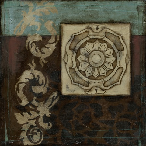 Damask Tapestry w/rosette II