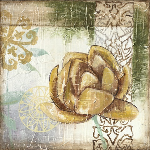 Globeflower Fresco II