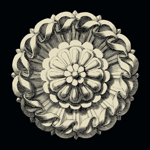Black and Tan Rosette IV