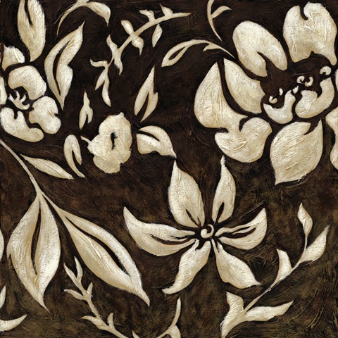 Coffee and Cream Brocade II