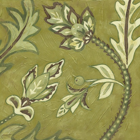 Pistachio Paisley I