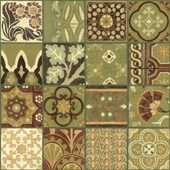 Pistachio Patchwork I