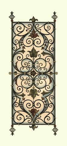 Printed Wrought Iron Panels I