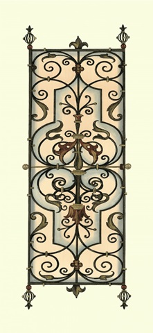 Printed Wrought Iron Panels II