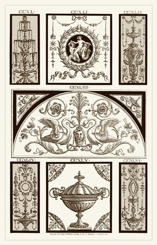 Sepia Pergolesi Panel III
