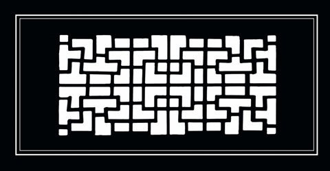 Shoji Screen in Ebony III