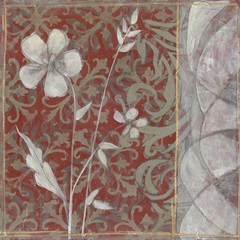 Taupe and Cinnabar Tapestry II