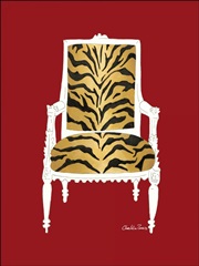 Tiger Chair on Red