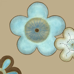 Pop Blossoms in Blue II