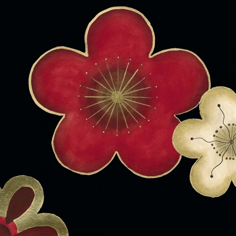 Pop Blossoms in Red II