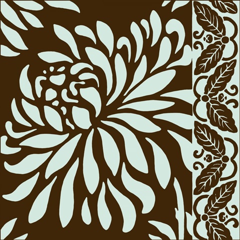 Striking Chrysanthemums I