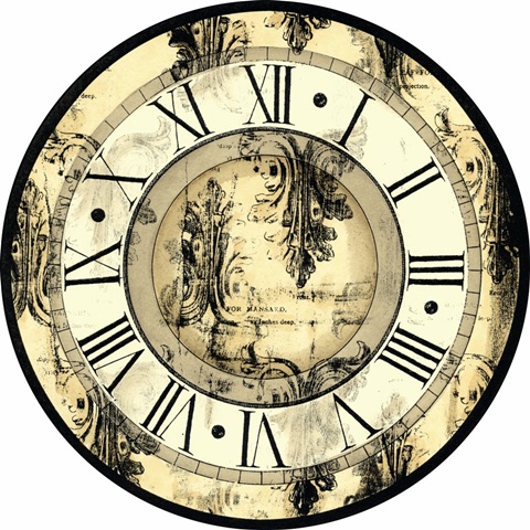 Aged Elegance Clock