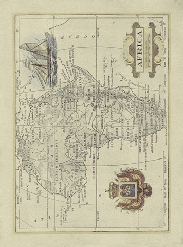 Antique Map of Africa