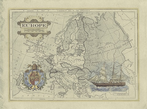 Antique Map of Europe