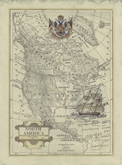 Antique Map of North America