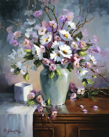 Apple and Cherry Blossoms