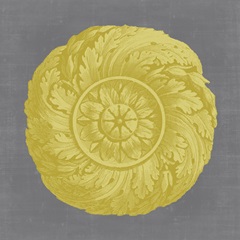 Gilded Rosette I