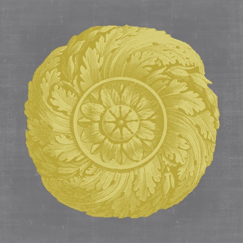 Gilded Rosette I