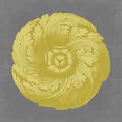 Gilded Rosette II
