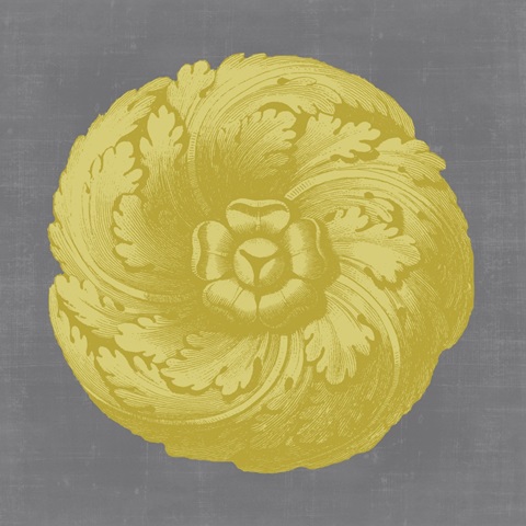 Gilded Rosette II