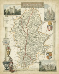Map of Staffordshire
