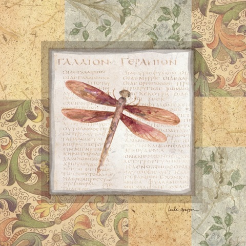 Collaged Dragonflies II