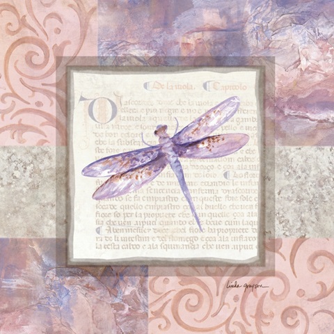 Collaged Dragonflies III