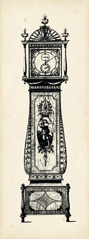 Antique Grandfather Clock II