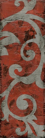 Cinnabar and Stone I