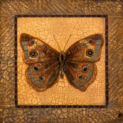 Crackled Butterfly - Buckeye