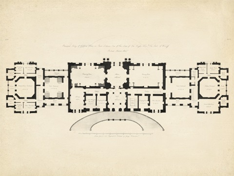 Antique Building Plan III
