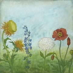 Antique Floral Meadow I