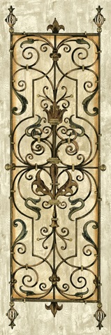 Crackled Verdigris Panel I