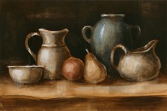 Earthenware and Fruit I