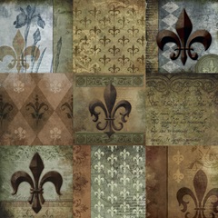 Fleur-de-lis 9-Patch