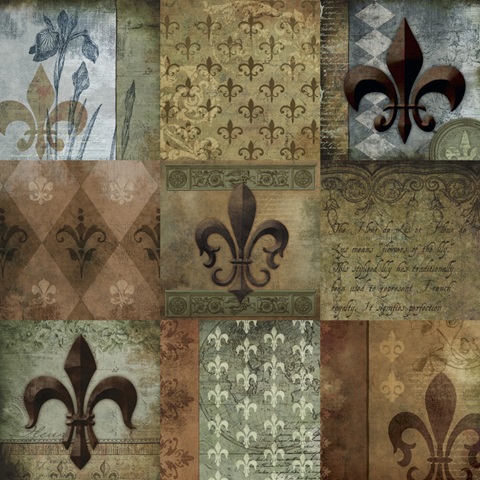 Fleur-de-lis 9-Patch