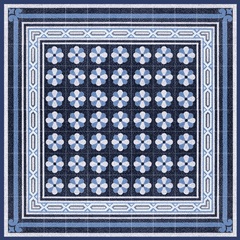 Italian Mosaic in Blue IV