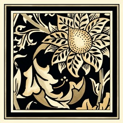 Neutral Floral Motif II