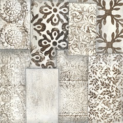 Neutral Patterned Patchwork I