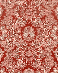 Baroque Tapestry in Red II