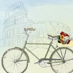 Biking Through Rome