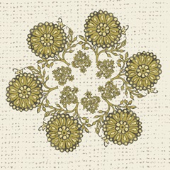 Block Print Mandala II