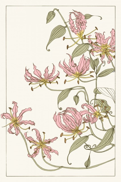 Botanical Gloriosa Lily I