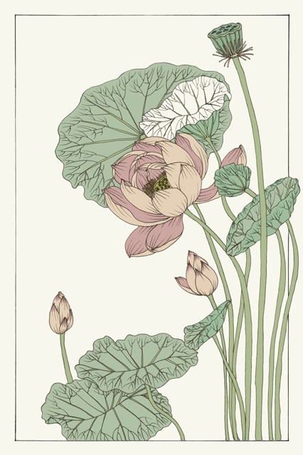 Botanical Gloriosa Lotus II