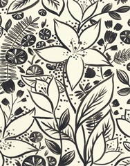 Brushstroke Blossoms I