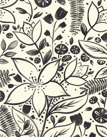 Brushstroke Blossoms II