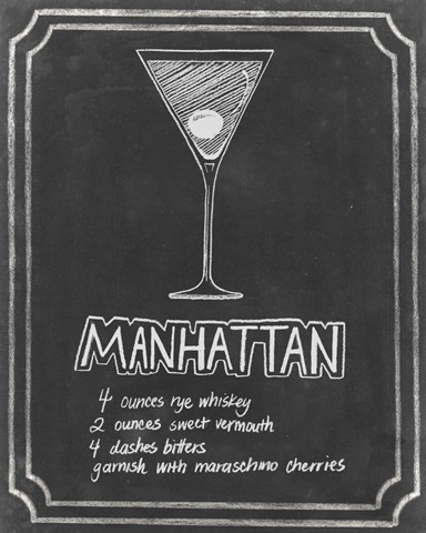 Chalkboard Cocktails II