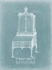 Chippendale Desk and Bookcase II