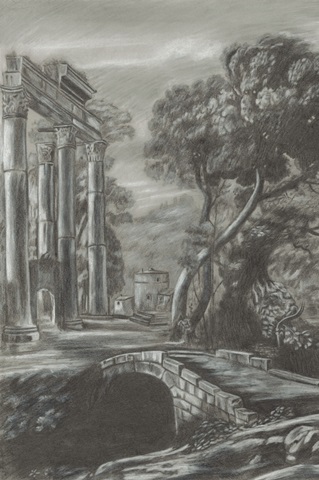 Classical Landscape Triptych I